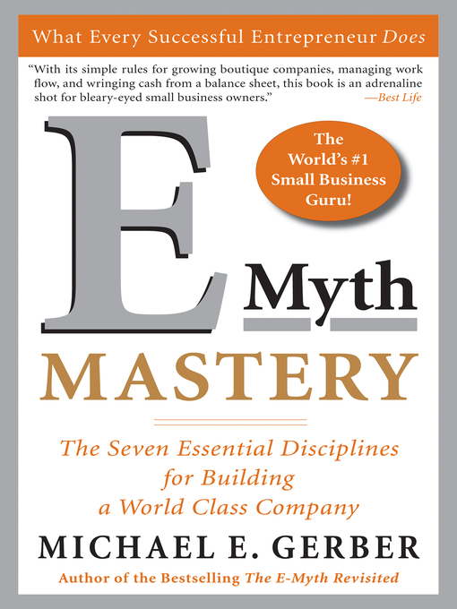 Title details for E-Myth Mastery by Michael E. Gerber - Wait list